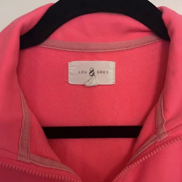 22. MEDIUM Lou & Grey Signaturesoft Super Plush Track Sweatshirt - Picture 3 of 6